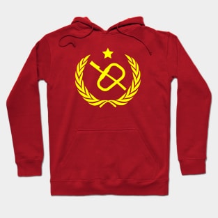 hammer sickle climbing Hoodie